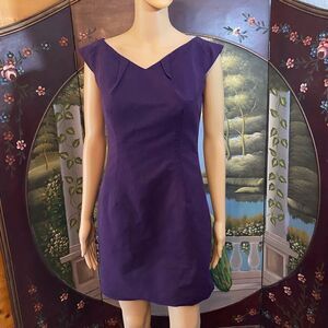 Purple Sheath Dress Size 6